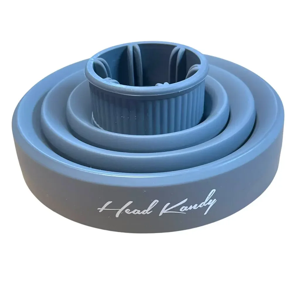 NEW Head Kandy Polar Opposite Collapsible Hair Dryer Diffuser Universal Gray